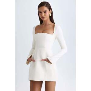 Oh Polly Tulip Mini Dress in Vanilla 2 / Regular Length BRAND NEW WITH TAGS